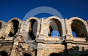 Roman amphitheater / Arena of Arles, France. photo