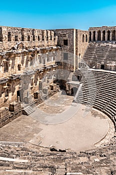 Roman amphitheater of Aspendos, Belkiz - Antalya, Turkey