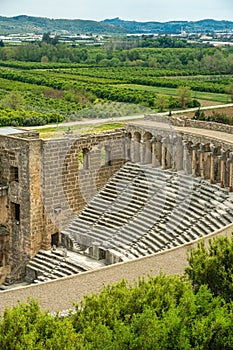 Roman amphitheater of Aspendos, Belkiz - Antalya, Turkey