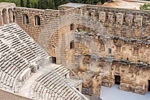 Roman amphitheater of Aspendos, Belkiz - Antalya, Turkey