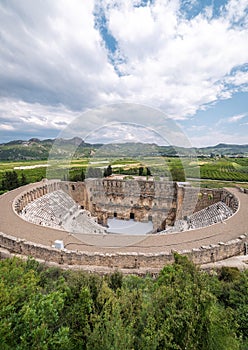 Roman amphitheater of Aspendos, Belkiz - Antalya, Turkey