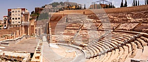 Roman amphitheater in Cartagena Spain