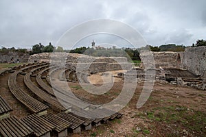 Roman amphitheater in Conimbriga, Coimbra