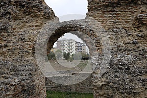 Roman amphitheater at Larino photo
