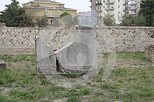 Roman amphitheater at Larino photo