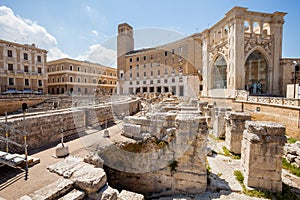 Roman amphitheater of Lecce, Italy