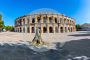 Roman amphitheater in Nimes