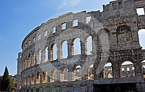 Roman amphitheater, Pula, Croatia