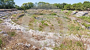 Roman Amphitheater in Syracuse city