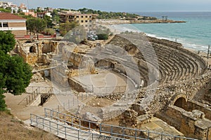 Roman amphitheater, Tarragona, Spain photo