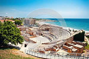 Roman amphitheater in Tarragona photo