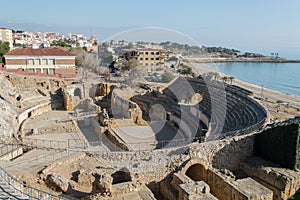 Roman amphitheater, Tarragona, Spain photo