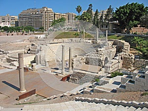 Roman Amphitheatre, Alexandria, Egypt