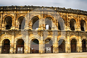 Roman amphitheatre, Nimes, France