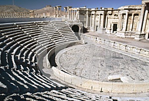 Roman amphitheatre at Palmyra, Syria
