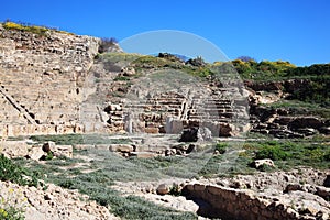 Roman Amphitheatre, Paphos, Cyprus photo