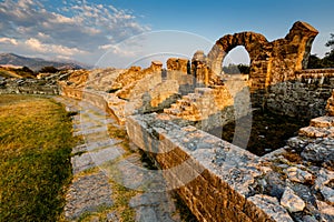 Roman Ampitheater Ruins in Salona