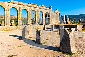 Roman Ancient city of Volubilis, Meknes, Unesco World Heritage S