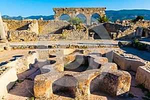 Roman Ancient city of Volubilis, Meknes, Unesco World Heritage Site, Morocco