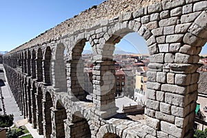 Roman Aqueduct at Segovia photo