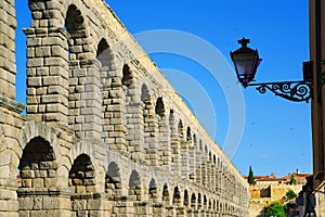 The Roman aqueduct of Segovia - the most important architectural landmark of Segovia