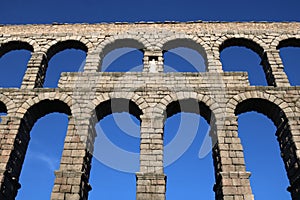 Roman Aqueduct Segovia Spain