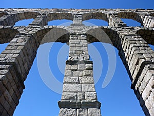 The Roman Aqueduct of Segovia, Spain