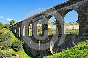 The Roman aqueduct of Sexi is located in the Spanish municipality of Almunecar, province of Granada