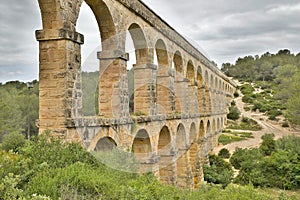 Roman Aqueduct in Tarragona photo