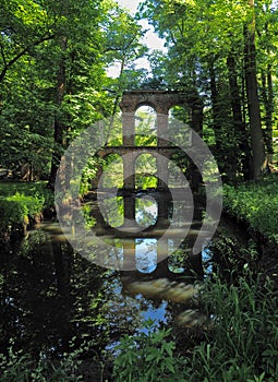 Roman aqueduct in the water table.