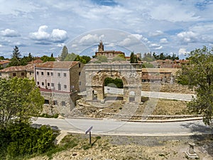 Roman arch of Medinaceli (2nd-3rd century) Soria province Spain