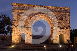 Roman arch of Medinaceli, 2nd-3rd century, photo