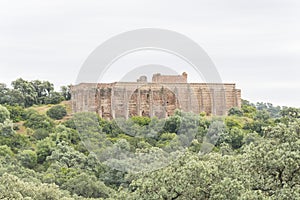 Roman archaeological site of Munigua in Seville Spain