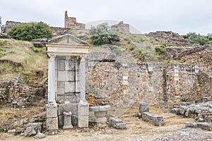 Roman archaeological site of Munigua in Seville Spain