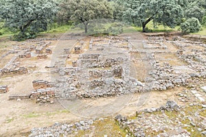 Roman archaeological site of Munigua in Seville Spain