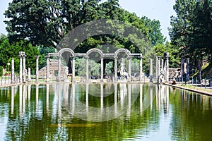 Roman archeology villa adriana tivoli