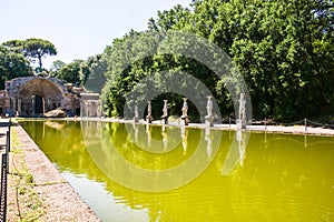 Roman archeology villa adriana tivoli