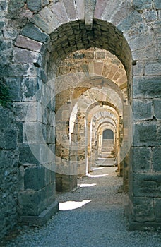 Roman archway in Pergamon photo