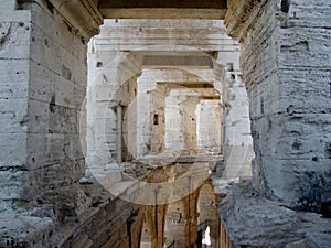 Roman Arena/ Amphitheater in Arles, Provence, France photo