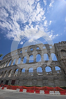 Roman arena in Pula