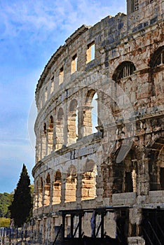 Roman Arena in Pula Croatia photo