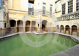 Roman bath at Bath in England