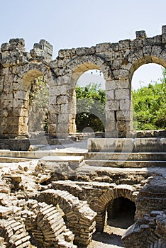 Roman bath in Perga photo