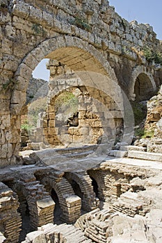 Roman bath in Perga photo