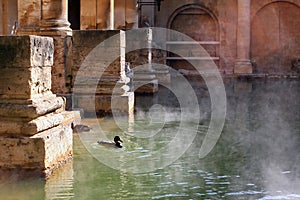 Roman Baths in Bath, England photo