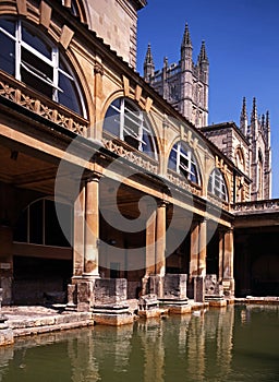 Roman Baths, Bath, England.