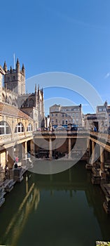 The Roman Baths at bath, England, UK