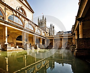 Roman baths, Bath UK