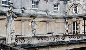 Roman Baths in Bath, Somerset, England photo