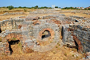 Roman baths ruins of Conimbriga